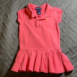 Precious pink Ralph Lauren Polo knit dress 2t